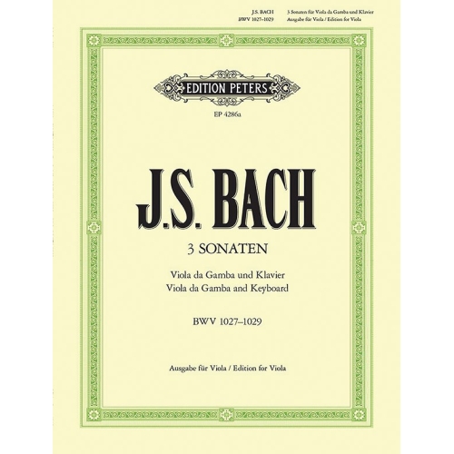 Bach, Johann Sebastian - Viola da gamba Sonatas