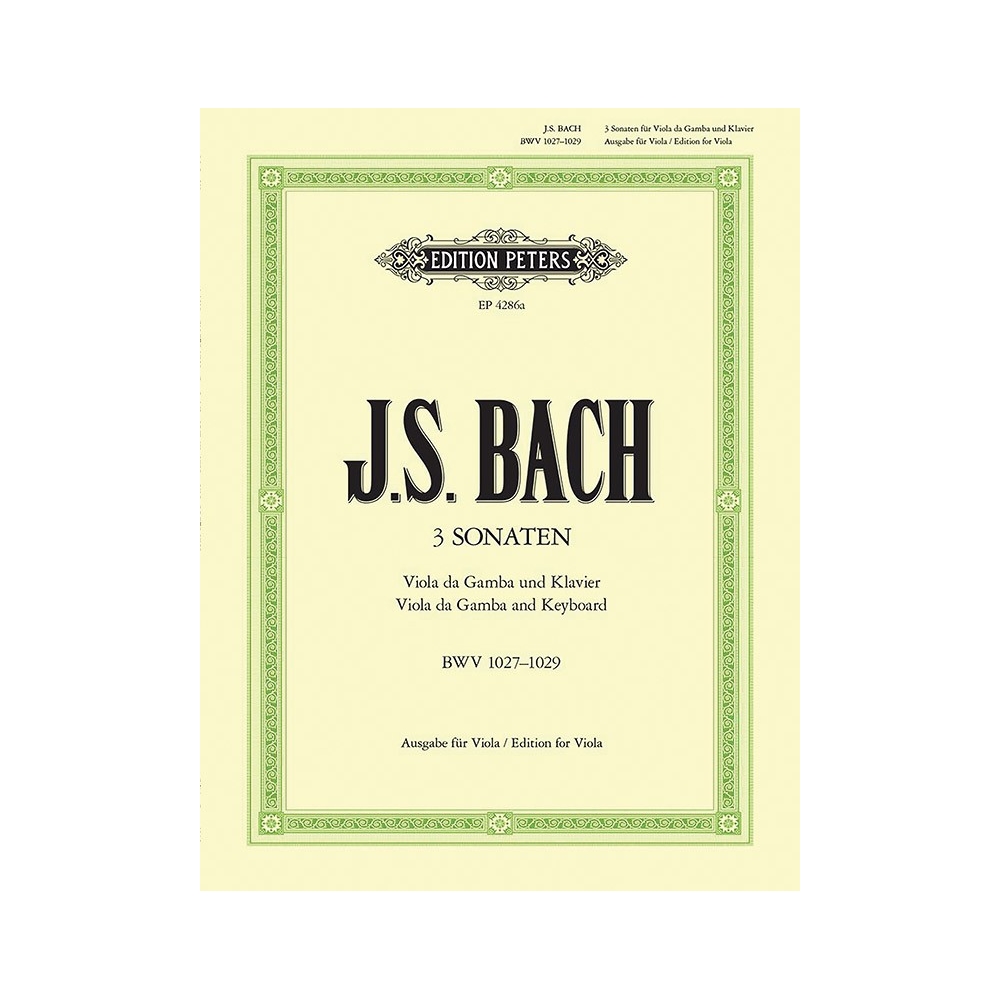 Bach, Johann Sebastian - Viola da gamba Sonatas