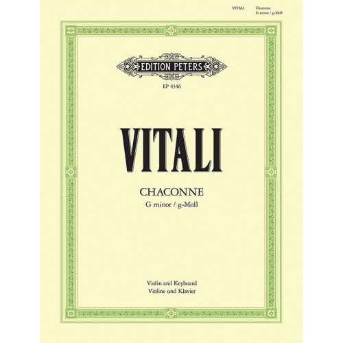 Vitali, Tomaso  A - Ciaccona in G minor