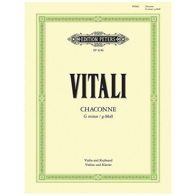 Vitali, Tomaso  A - Ciaccona in G minor