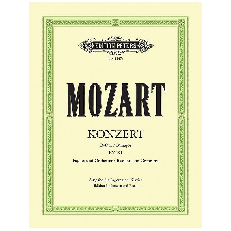 Mozart, Wolfgang Amadeus - Concerto No.1 in B flat K191