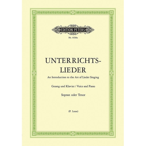 Album - Album of 60 Lieder from Bach to Reger, ‘Unterrichts-Lieder’