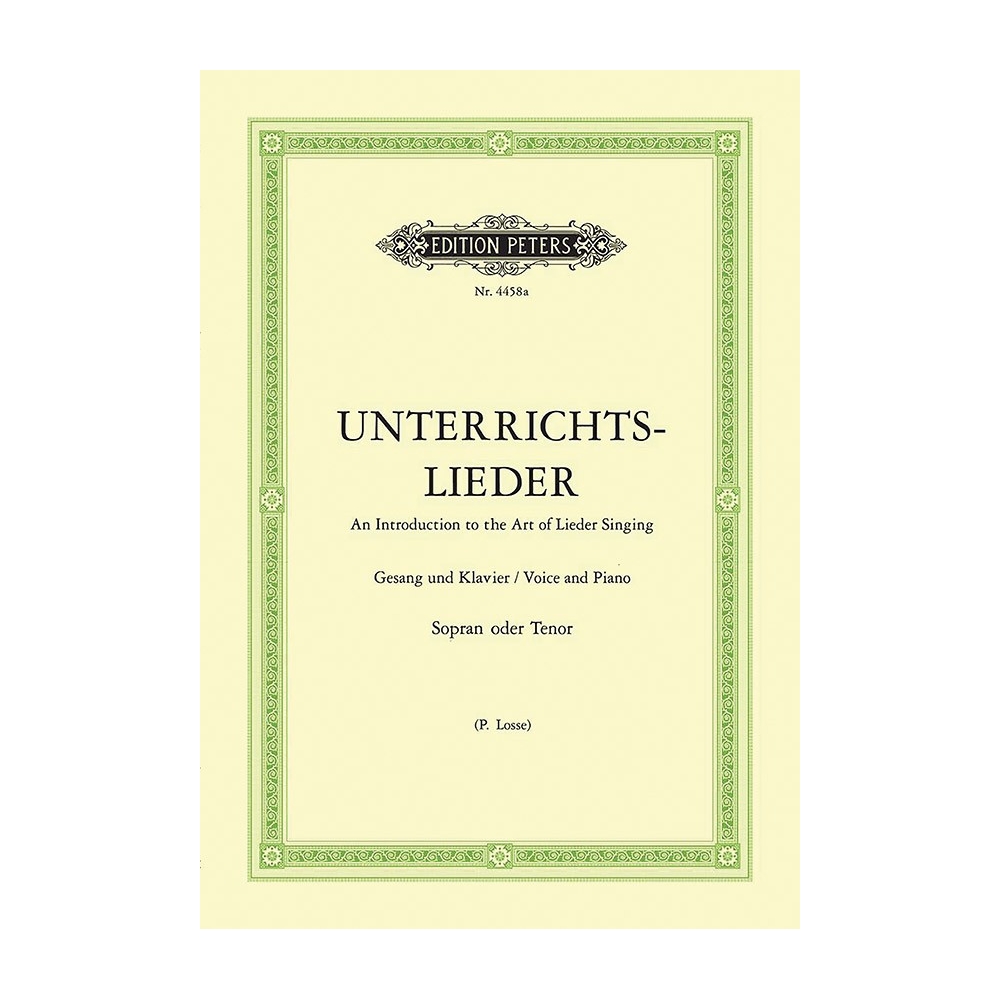 Album - Album of 60 Lieder from Bach to Reger, ‘Unterrichts-Lieder’