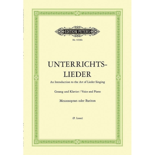 Album - Album of 60 Lieder from Bach to Reger, ‘Unterrichts-Lieder’