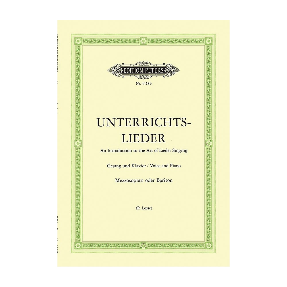 Album - Album of 60 Lieder from Bach to Reger, ‘Unterrichts-Lieder’