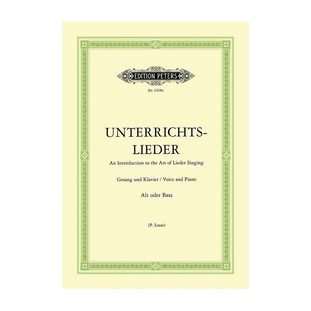 Album - Album of 60 Lieder from Bach to Reger, ‘Unterrichts-Lieder’