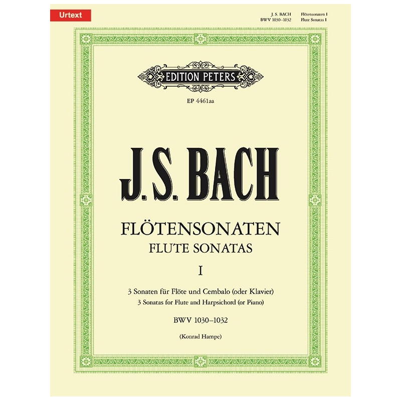Bach, J.S - Flute Sonatas, Complete in 2 volumes, Vol.1