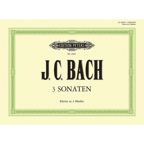 Bach, J.C - 3 Original Sonatas
