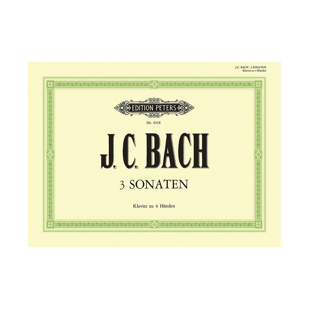 Bach, J.C - 3 Original Sonatas