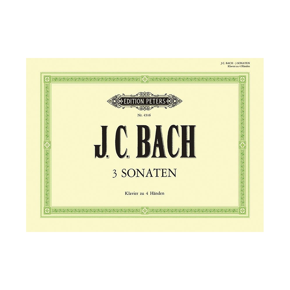 Bach, Johann Christian - 3 Original Sonatas