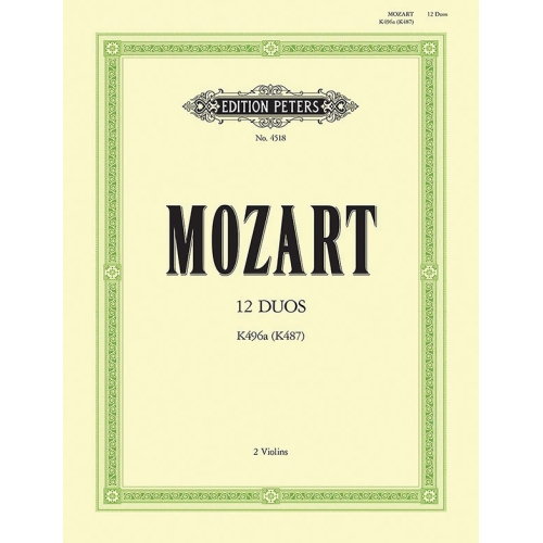 Mozart, W.A - 12 Duos K496a