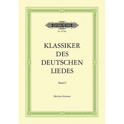 Album - Classics of the German Lied