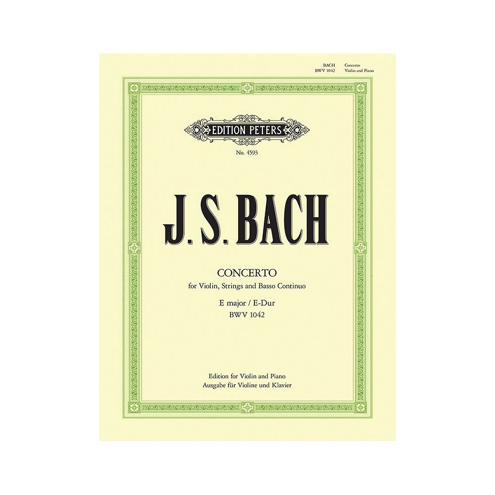Bach, Johann Sebastian - Concerto No.2 in E BWV 1042