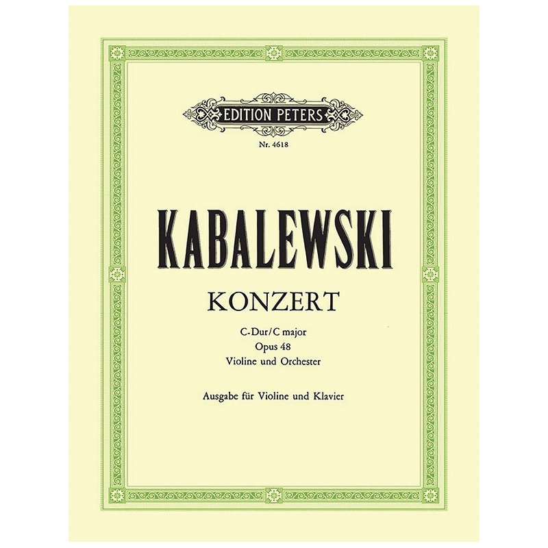 Kabalevsky, Dmitry Borisovich - Concerto in C Op.48