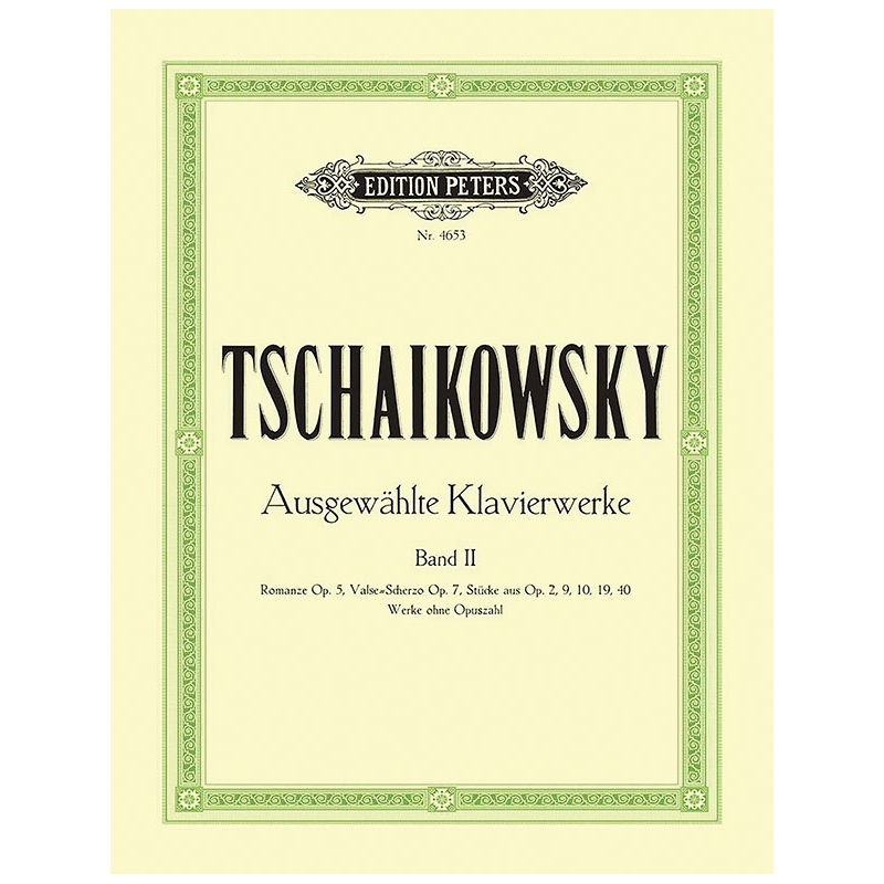 Tchaikovsky, Pyotr Ilyich - Selected Piano Works Vol.2