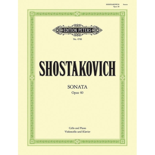 Shostakovich, Dmitry - Sonata in D minor Op.40