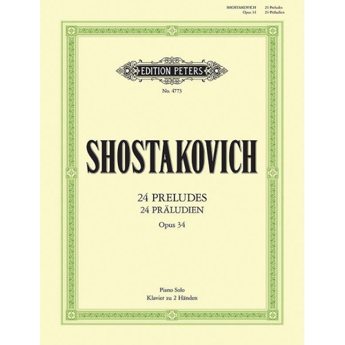 Shostakovich, Dmitry - 24 Preludes Op.34