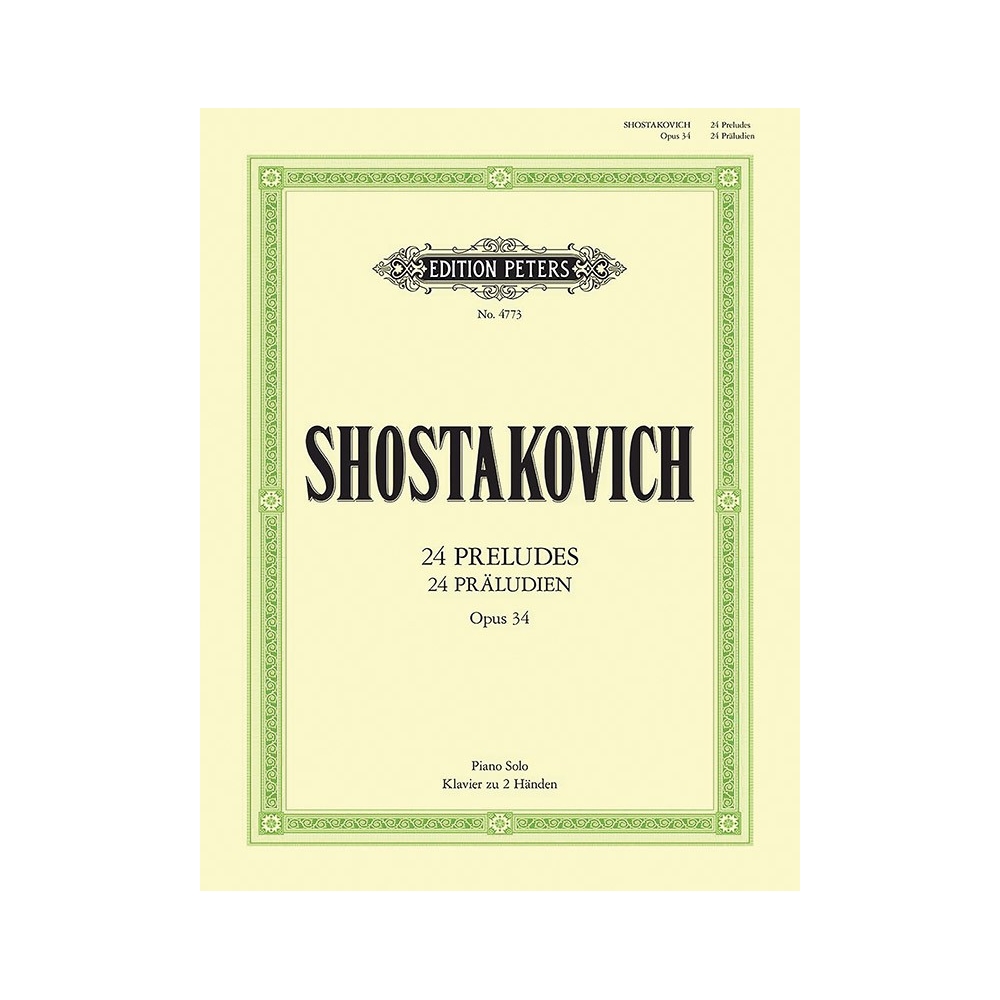 Shostakovich, Dmitry - 24 Preludes Op.34