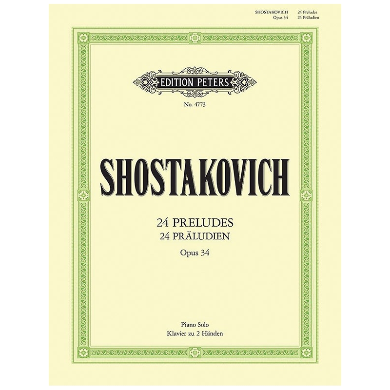 Shostakovich, Dmitry - 24 Preludes Op.34