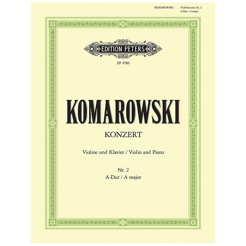 Komarowski, Anatoli - Second Violin Concerto in A major