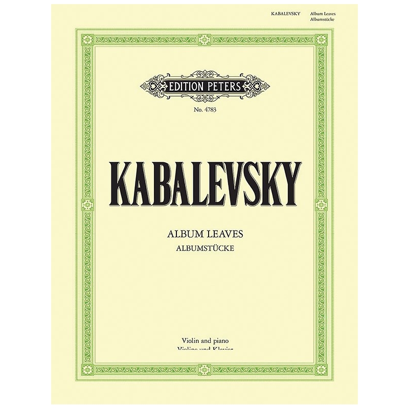Kabalevsky, Dmitry Borisovich - Album Leaves