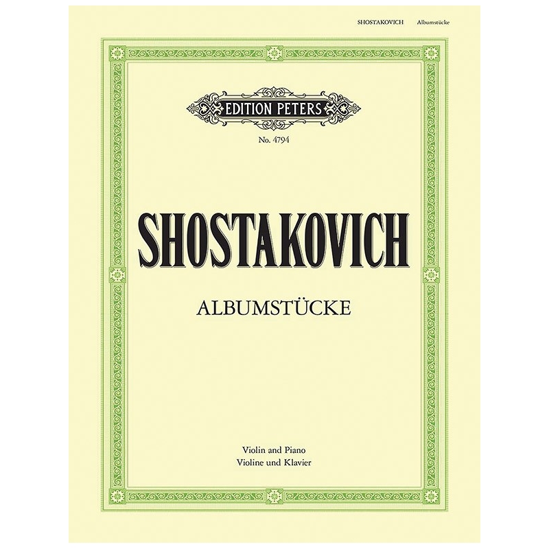 Shostakovich, Dmitri - Album Pieces
