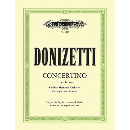 Donizetti, Gaetano - English Horn Concertino in G