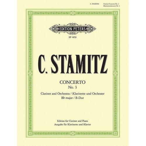 Stamitz, Carl - Clarinet Concerto No. 3 in B flat