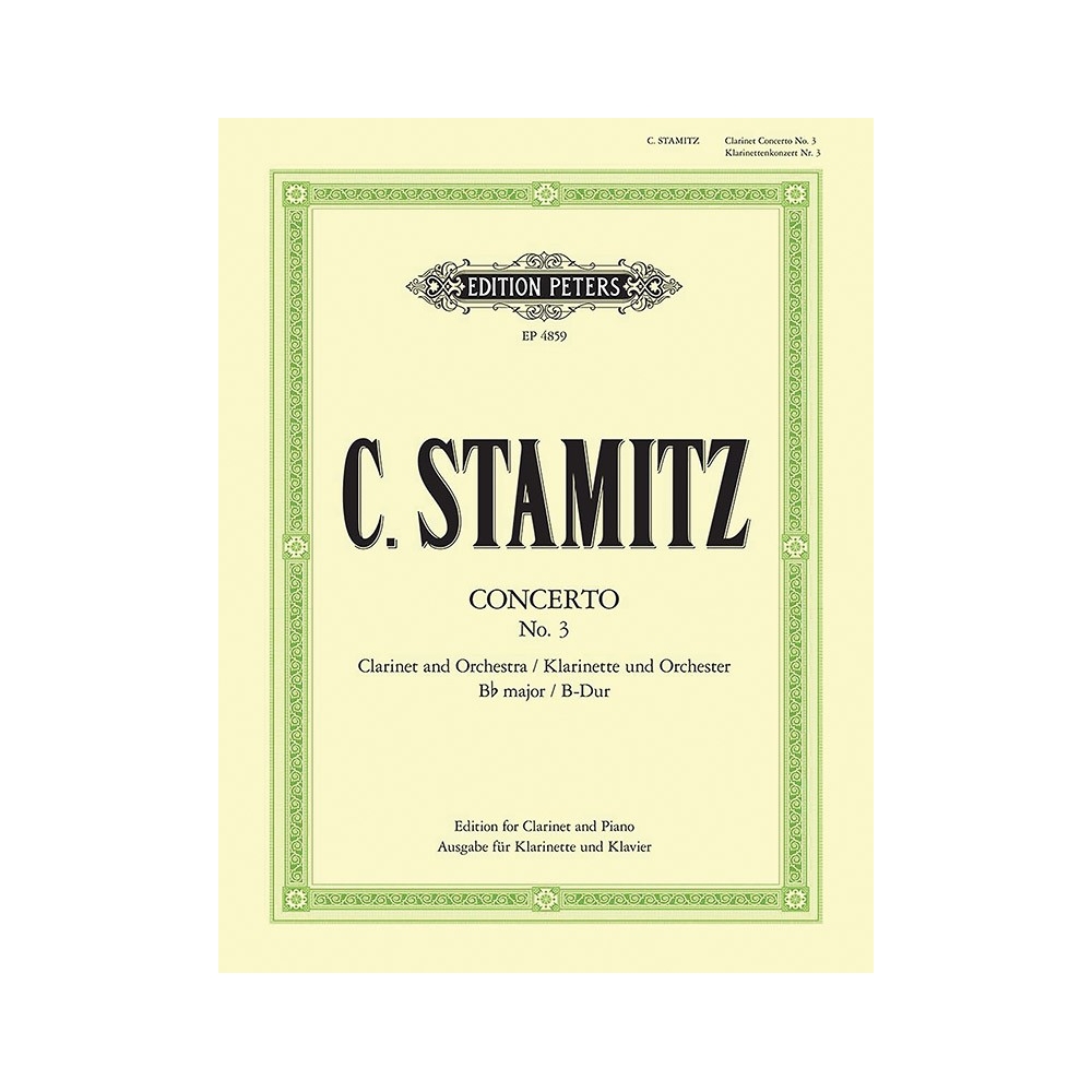 Stamitz, Carl - Clarinet Concerto No. 3 in B flat