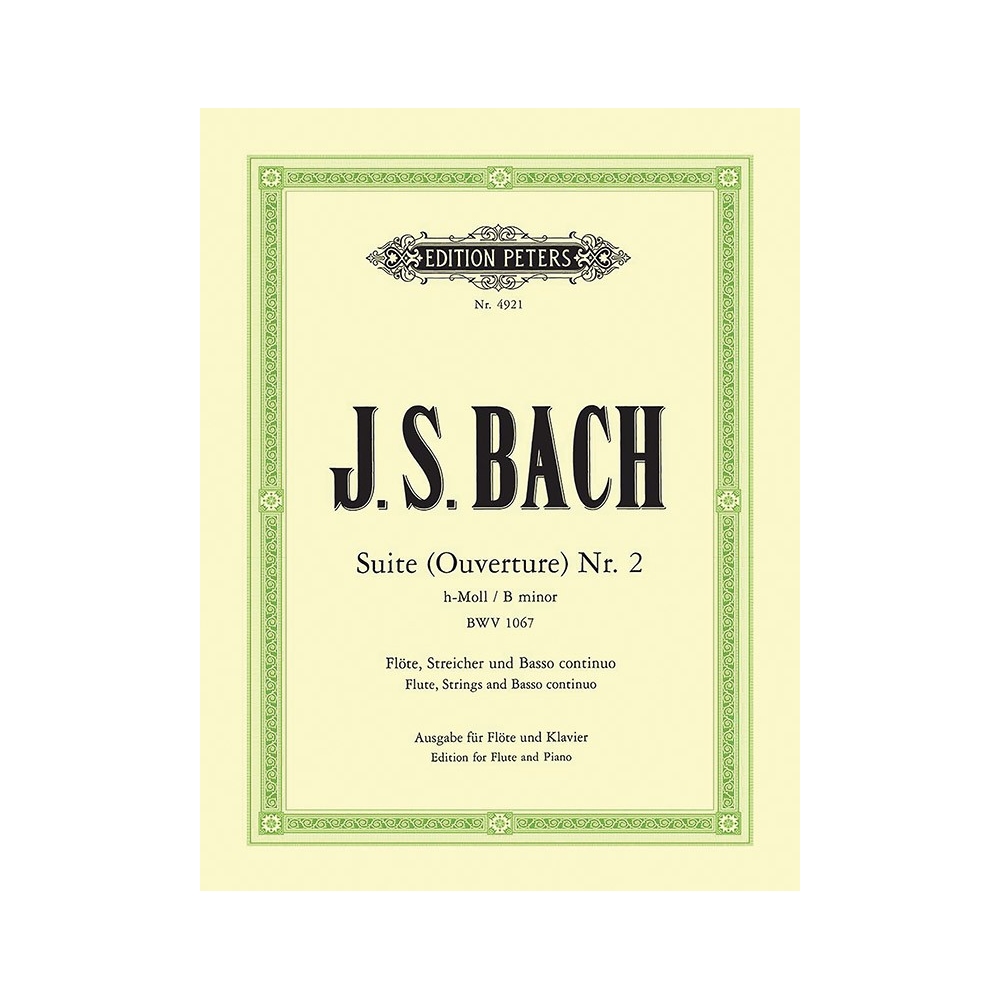 Bach, J S - Suite No. 2 in B minor BWV 1067 (Flute & Piano)