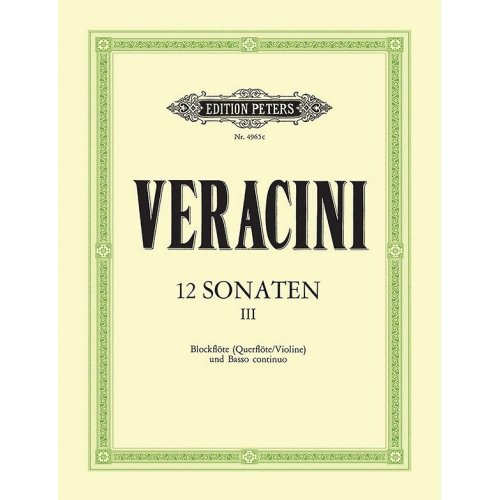 Veracini, Francesco Maria - 12 Sonatas Op.1 Vol.3