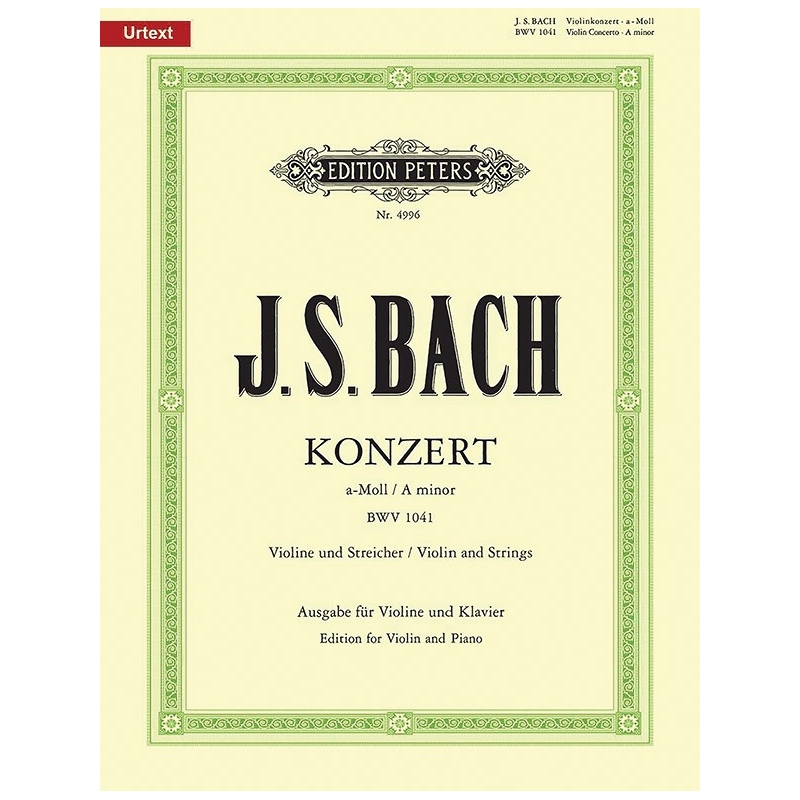 Bach, Johann Sebastian - Concerto No.1 in A minor BWV 1041