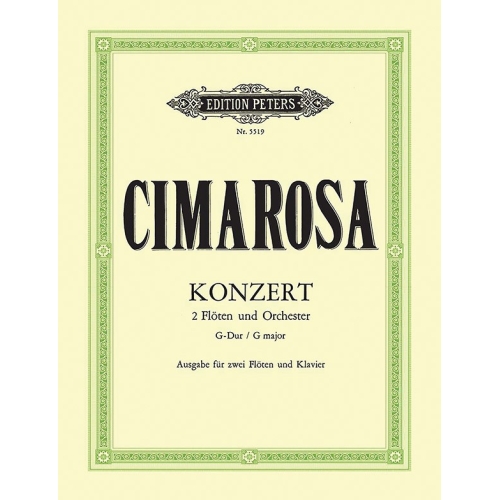 Cimarosa, Domenico - Concerto in G for 2 Flutes & Orchestra