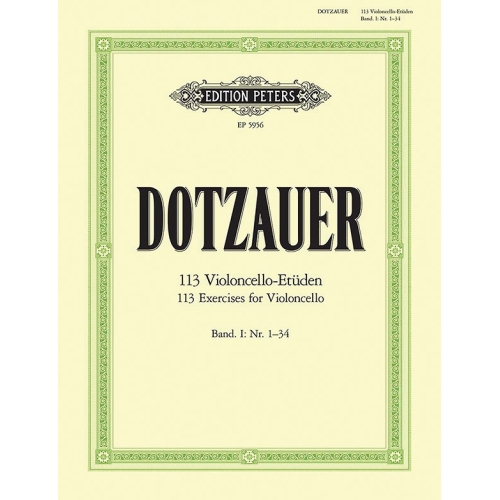 Dotzauer, Friedrich - 113 Exercises Vol.1