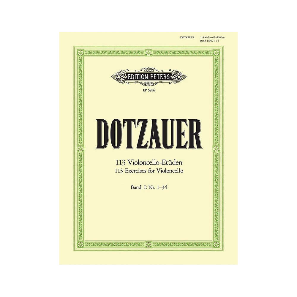 Dotzauer, Friedrich - 113 Exercises Vol.1