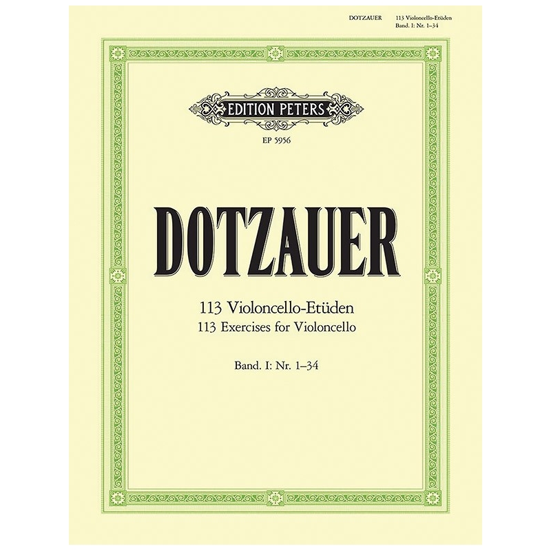 Dotzauer, Friedrich - 113 Exercises Vol.1