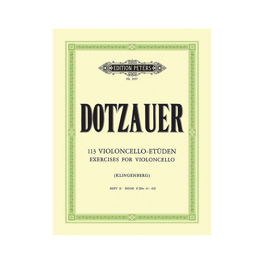 Dotzauer, Friedrich - 113 Exercises Vol.2