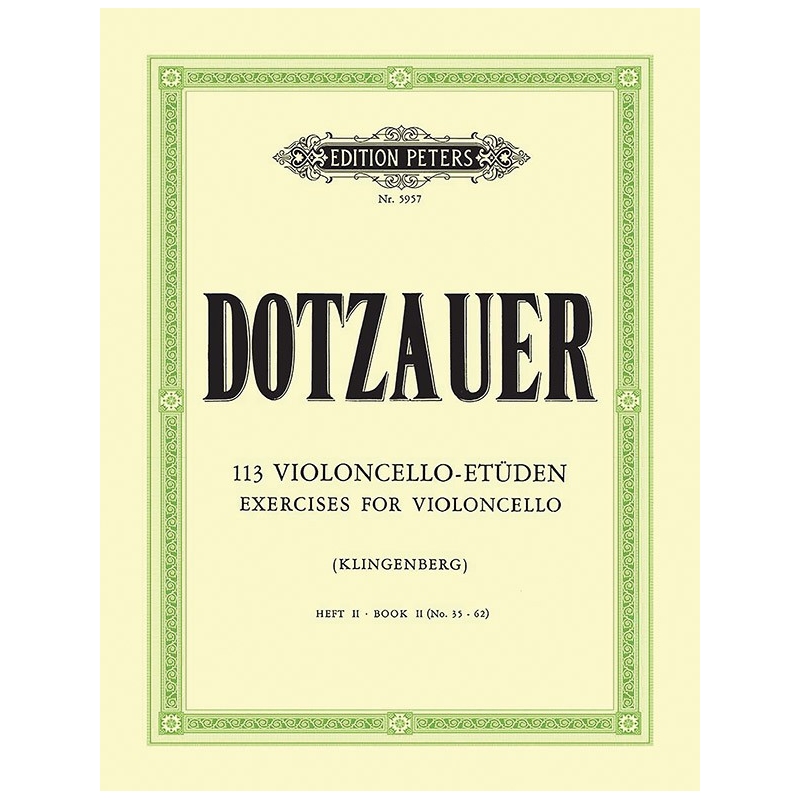 Dotzauer, Friedrich - 113 Exercises Vol.2