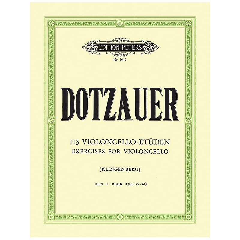 Dotzauer, Friedrich - 113 Exercises Vol.2