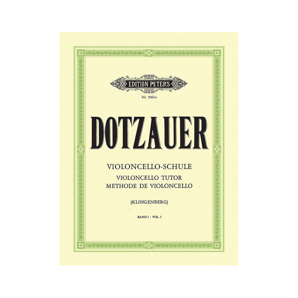 Dotzauer, Friedrich - Violoncello Tutor Vol.1
