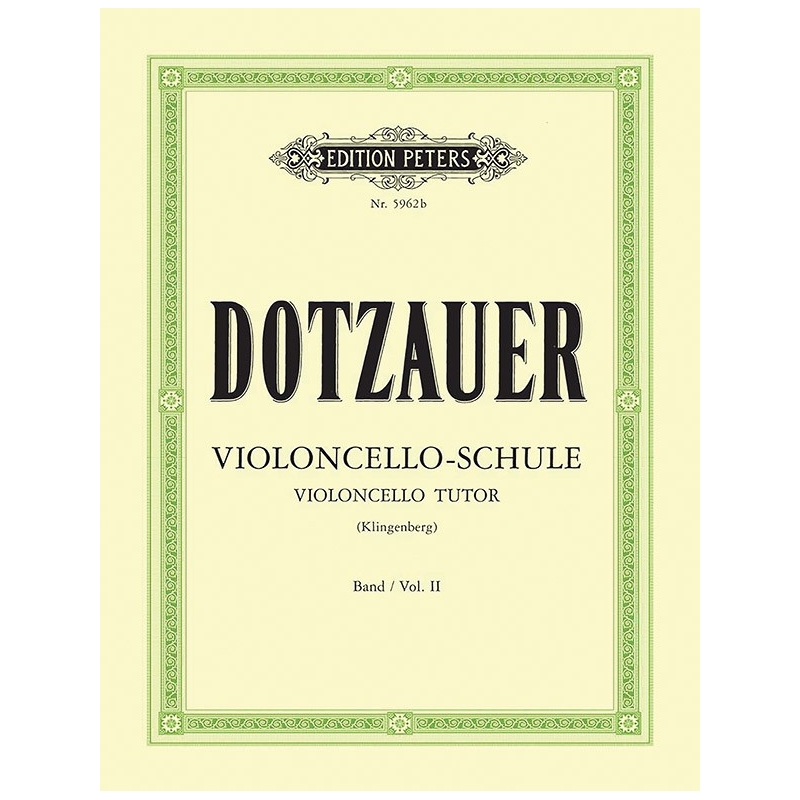 Dotzauer, Friedrich - Violoncello Tutor Vol.2