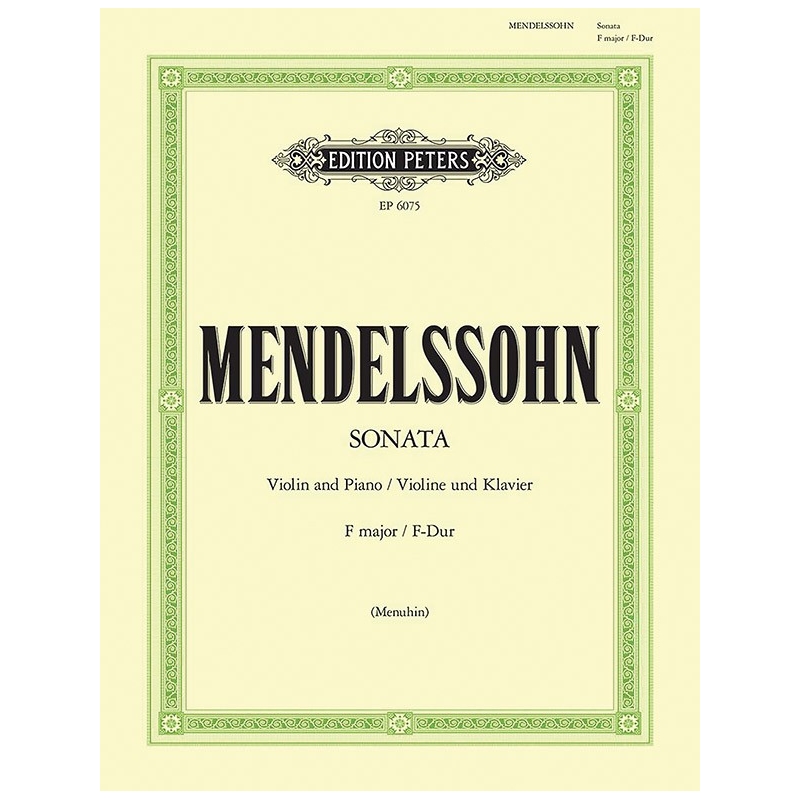 Mendelssohn, Felix - Sonata in F