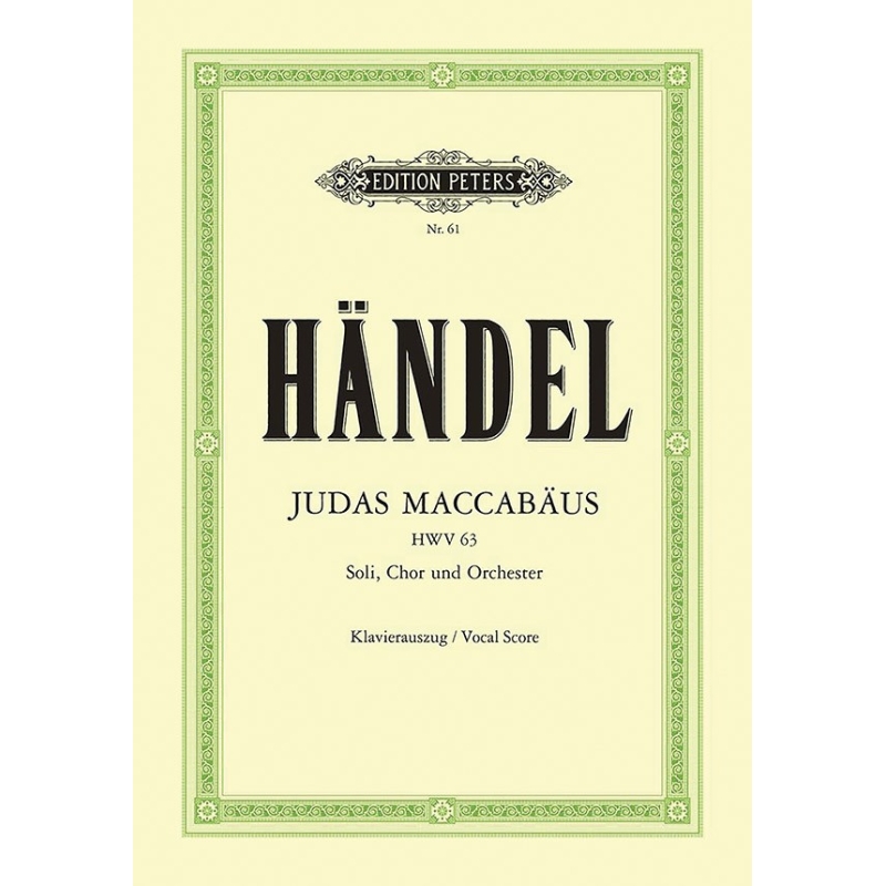 Handel, G F - Judas Maccabeus