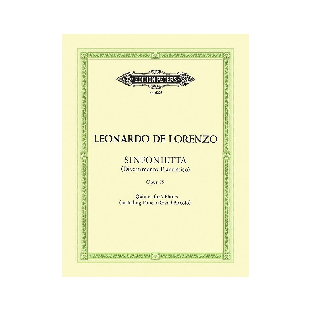 Lorenzo, Leonardo de - Sinfonietta (Divertimento Flautistico)