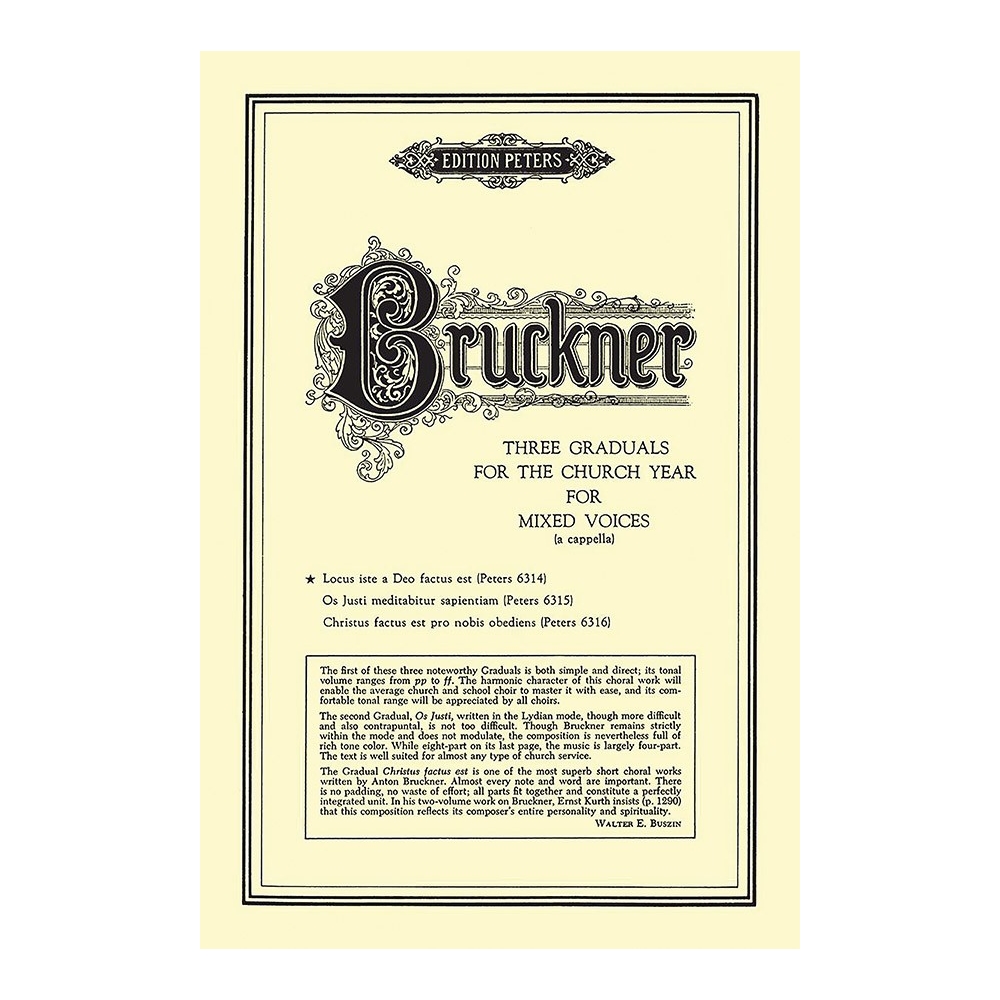 Bruckner, Anton - Graduals No.1: Locus Iste