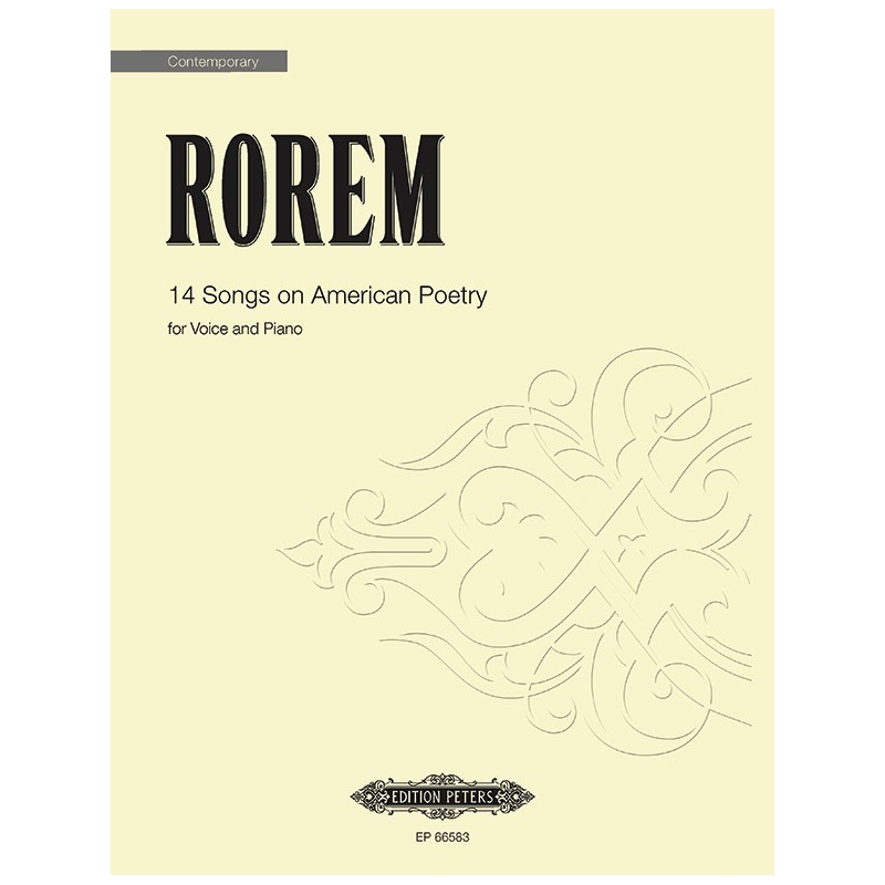 Rorem, Ned - 14 Songs on American Poetry