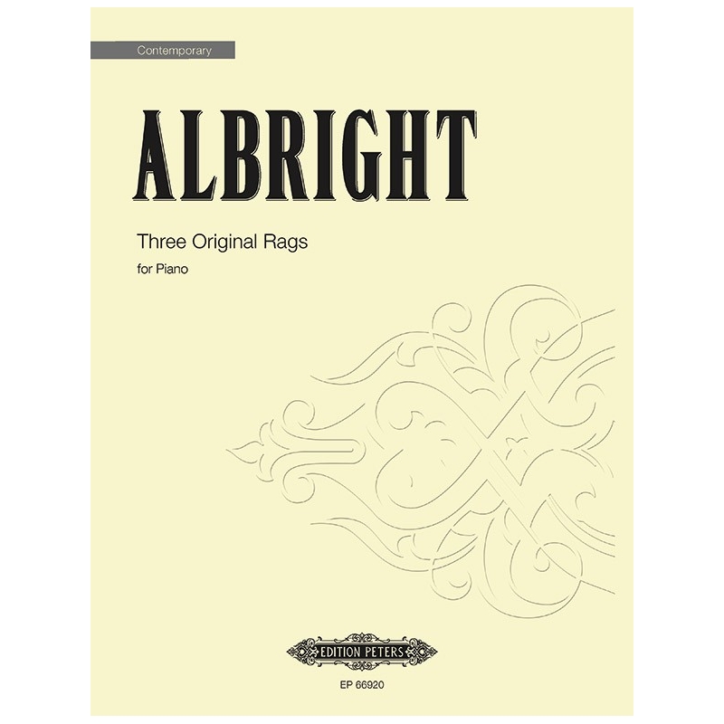 Albright, William H - Three Original Rags