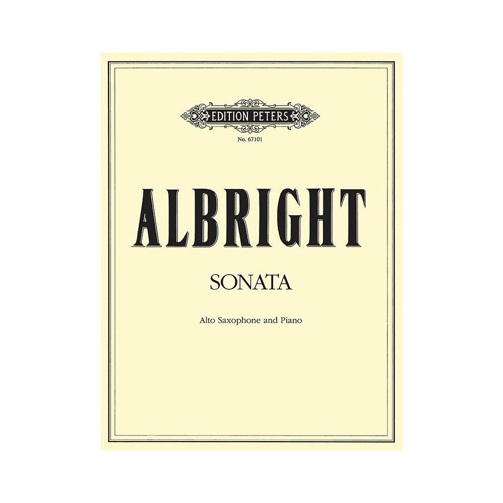 Albright, William - Sonata for Alto Saxophone and Piano