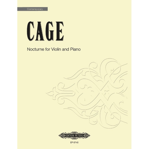 Cage, John - Nocturne for Violin and Piano