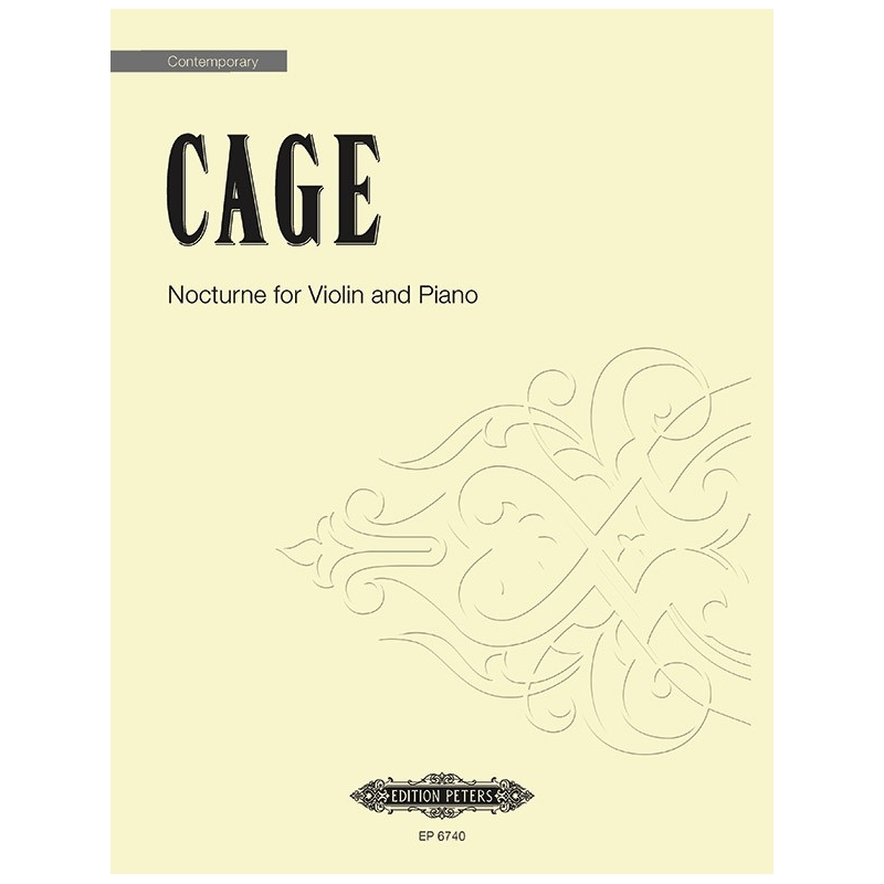 Cage, John - Nocturne for Violin and Piano
